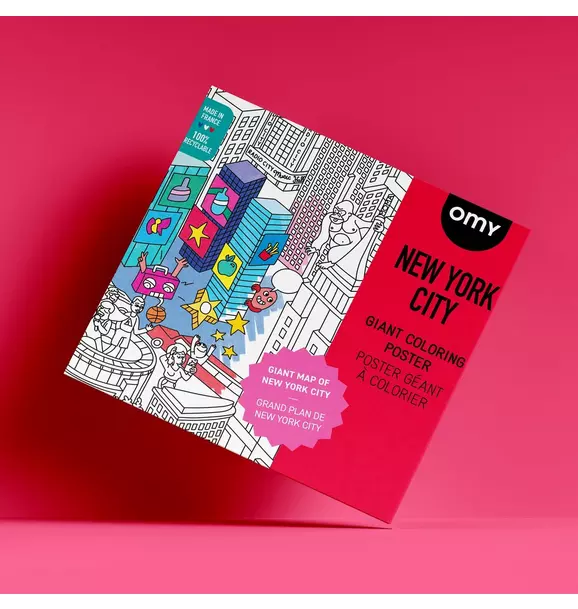 Giant Coloring Poster NY