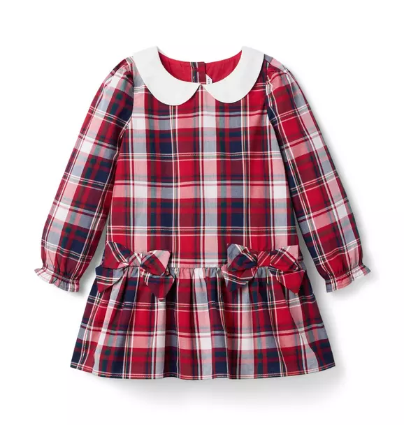 The Tartan Shimmer Bow Dress