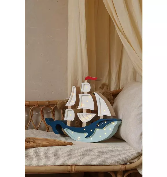 Whale Ship Lamp