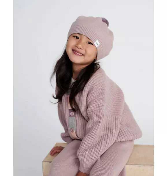 Cardigan Chunky - Ash Rose