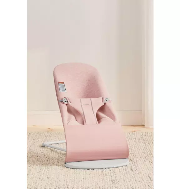 Baby Bouncer Bliss: 3D Jersey | Light Pink
