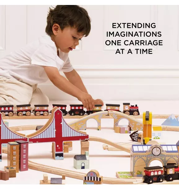 Red Royal Express Train & Carriages