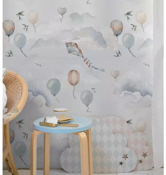 Balloons Fairytale Wallpaper