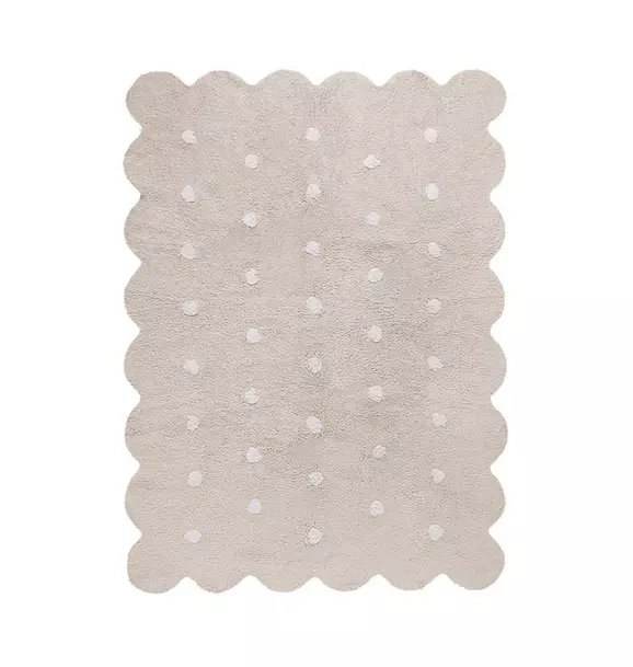 Washable Rug Biscuit Beige