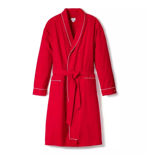 Men's Robe in Red Flannel