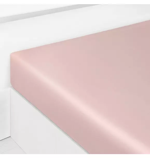 Solid Fitted Twin Sheet - Pink