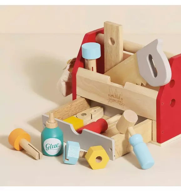 Tool Box & Wooden Tools - 11 Accessories