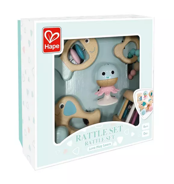 Wooden Multi-Stage Sensory Toys - 5pc