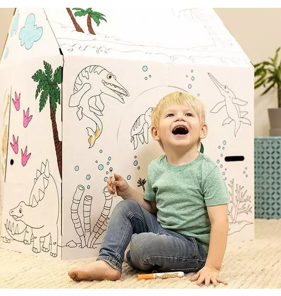 Coloring House - Dinosaur