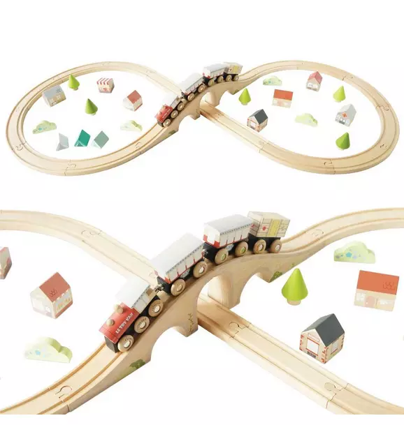 Figure of 8 Train Set - 40 Pieces