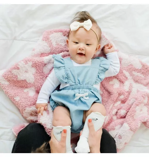 Double Layer Bamboni Blanket in Petal