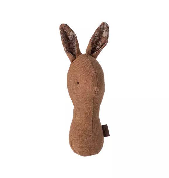 Lullaby friends, Bunny rattle - Chocolate