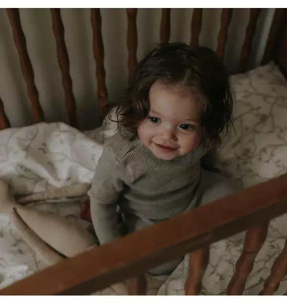 Animal Parade Crib Sheet - Ivory