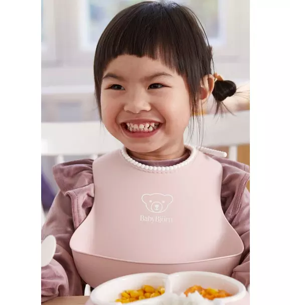 Baby Bib 2-Pack, Green / Pink