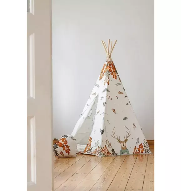 “Forest Friends” Teepee and Round Mat Set