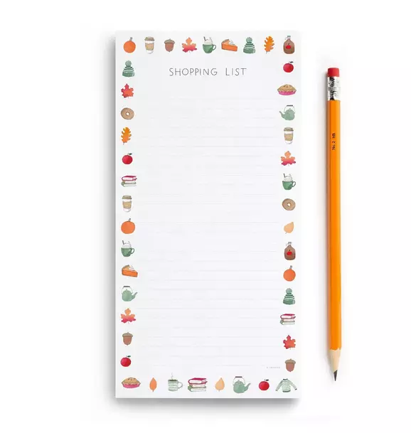 Crisp & Cozy Market Notepad
