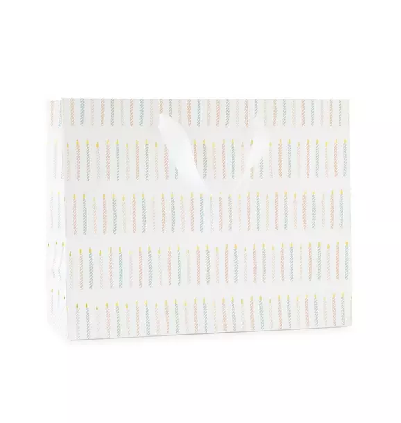 Birthday Candles Large Gift Bag
