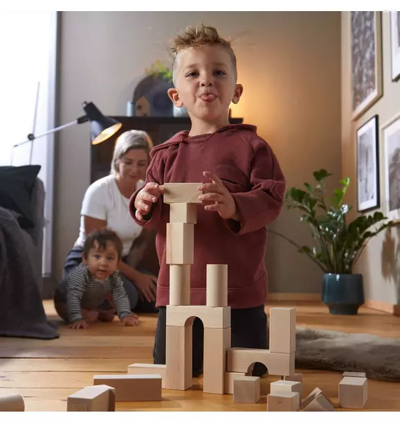 Basic Building Blocks 60 Piece Large Starter Set