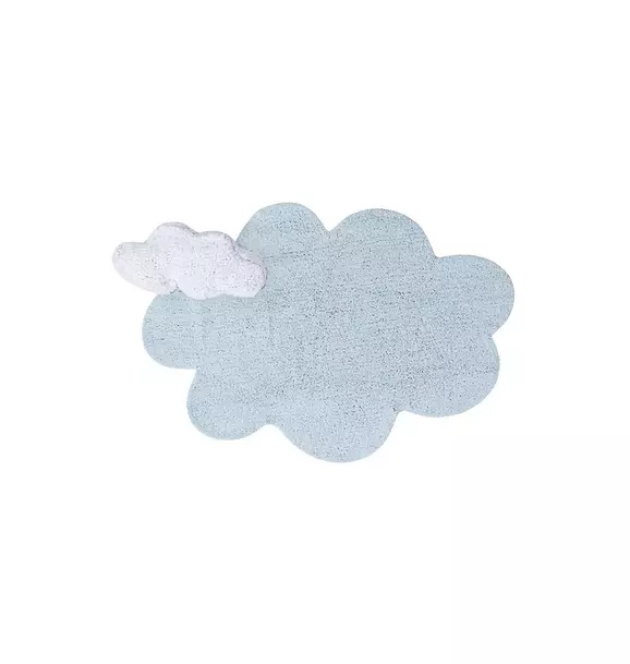 Washable Rug Puffy Dream Blue