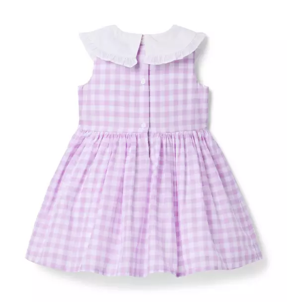 Collared Gingham Dress