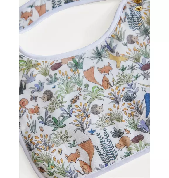 Foxy Forest Bib
