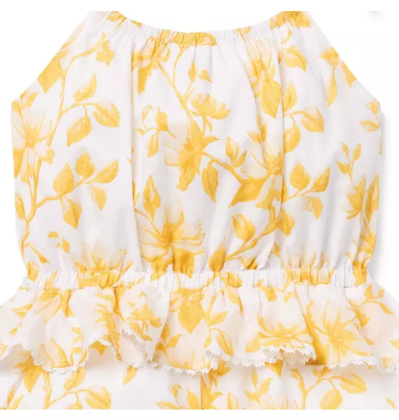 Floral Ruffle Romper