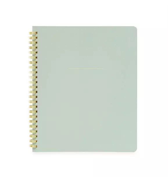 Spiral Notebook, Office Green