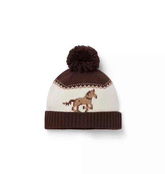 Baby Horse Pom Beanie
