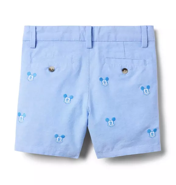 Disney Mickey Mouse Embroidered Oxford Short