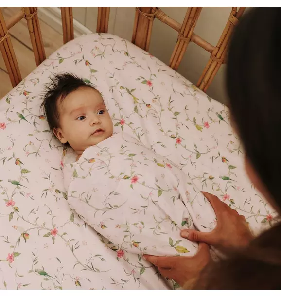 Dreaming of Paradise Swaddle- Ivory