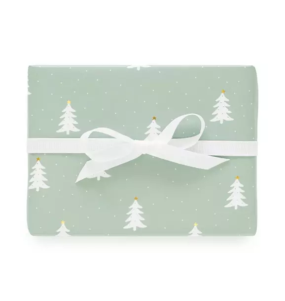 Green Christmas Tree Wrap Roll