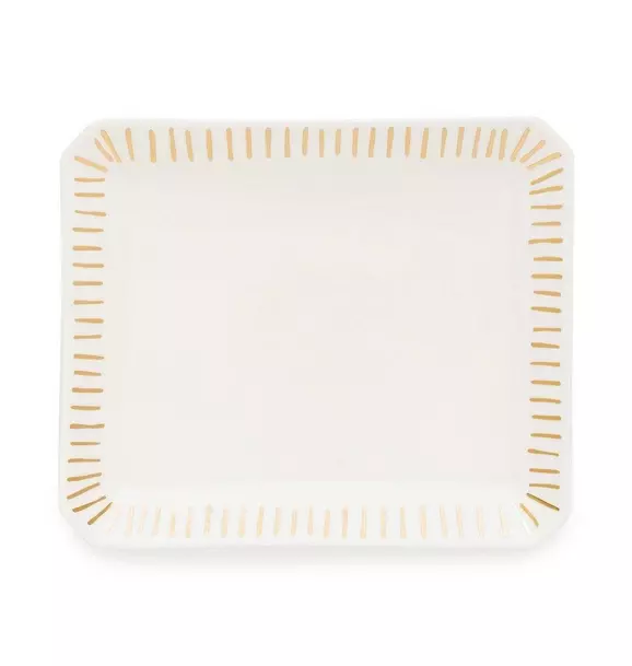 Trinket Tray, Large Ticking Stripe