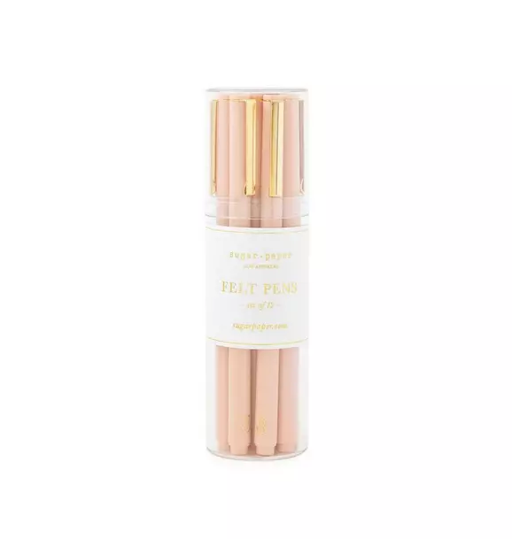 Bulk Felt Pen Set, Rose