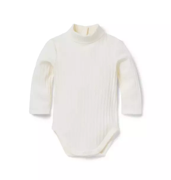 Baby Ribbed Turtleneck Bodysuit