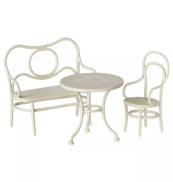 Café set, Mouse, Small - Off white