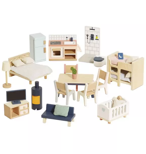 Complete Dolls house Furniture Set - 35 Piece