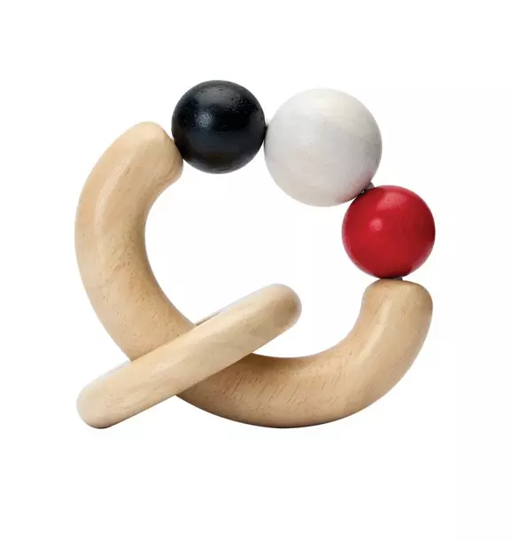 Beads Rattle - High Contrast