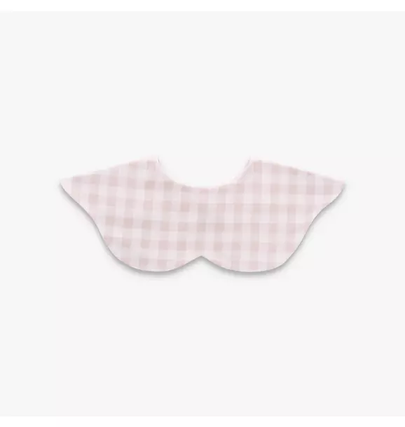 Picnic Gingham Winglet Bib - Pink