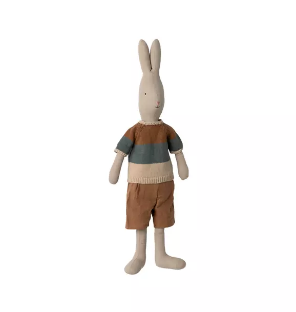Rabbit, Size 4 - Knitted Shirt and Shorts