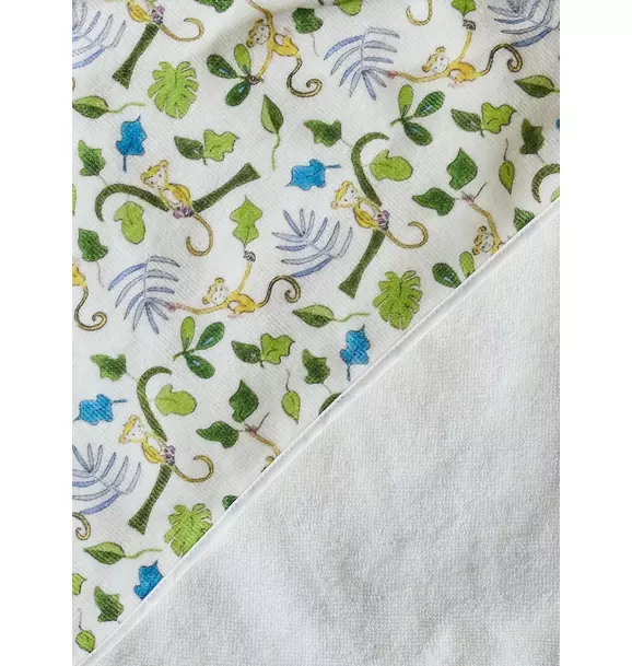 Happy Monkey Hooded Bath Towel
