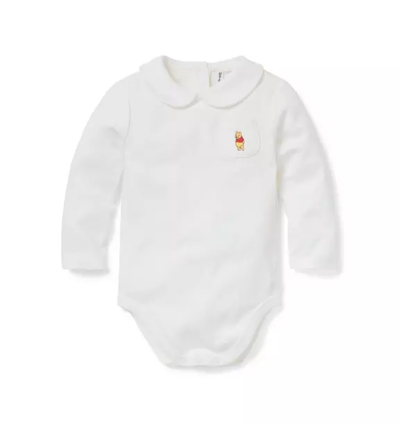 Disney Winnie The Pooh Baby Collared Bodysuit
