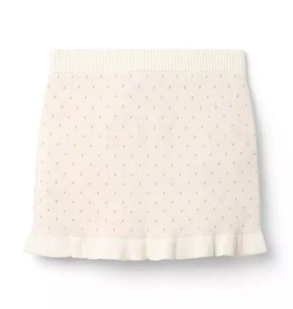 Sparkle Dot Sweater Skirt