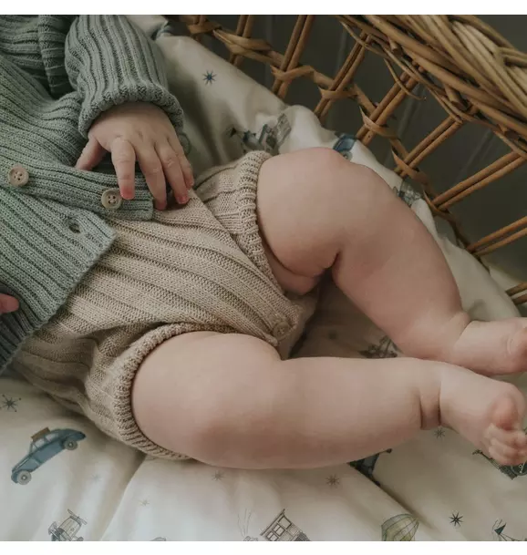 Transit Treasures Crib Sheet - Blue