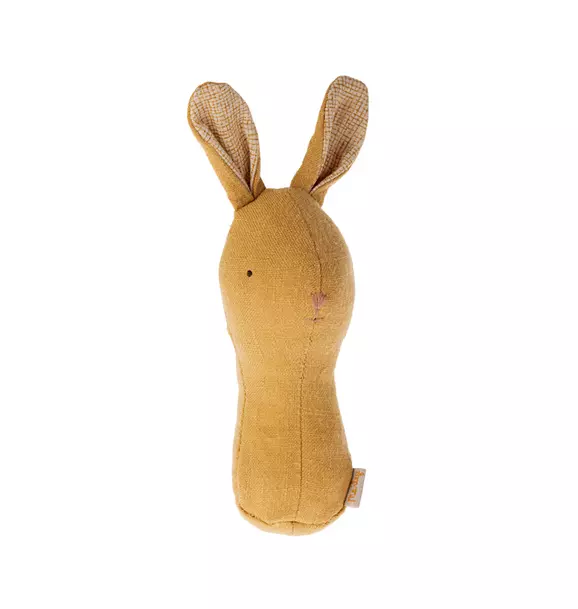 Lullaby Friend Rattles, Bunny - Dusty Yellow