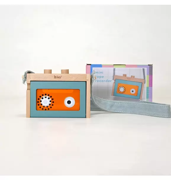 Mini Tape Recorder - Blue/Orange