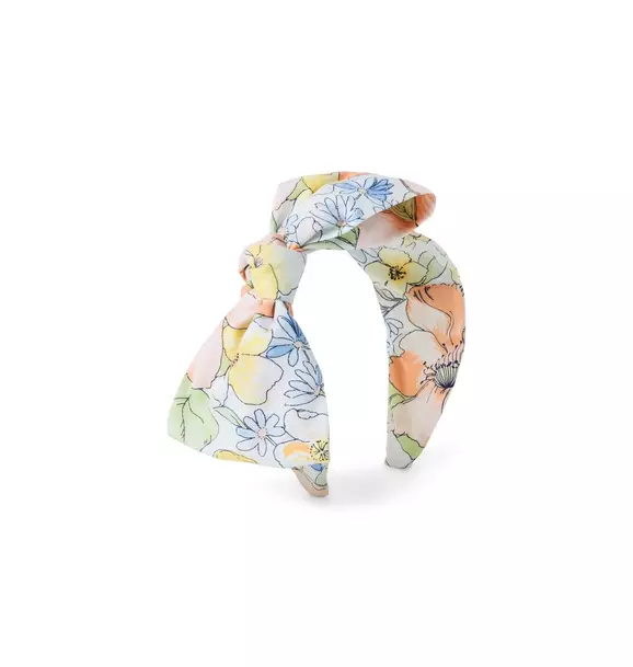 Floral Bow Headband