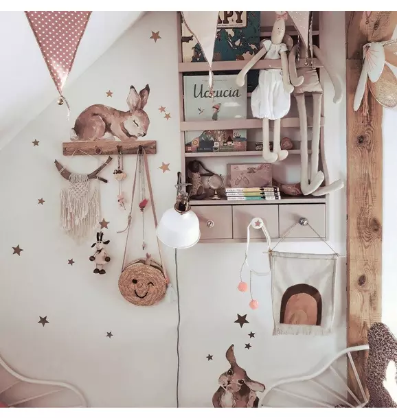 Happy Rabbits Wonderland Wall Decal Set