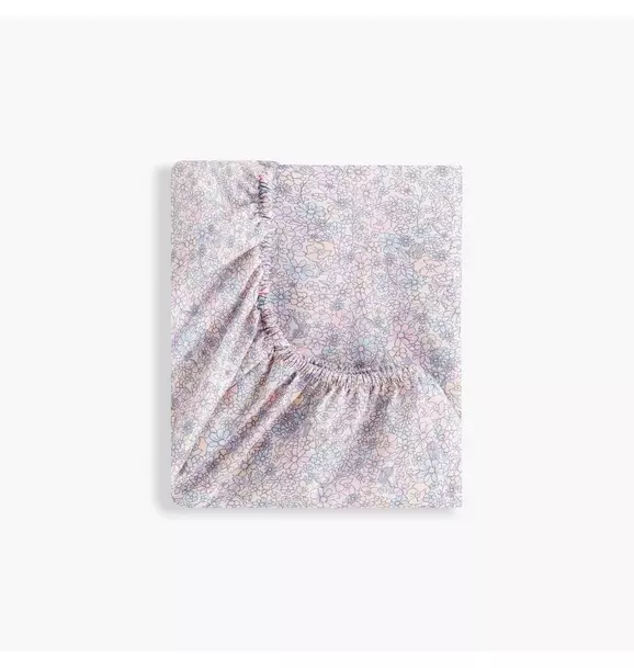 Enchanted Wildflowers Changing Pad Cover - Ivory