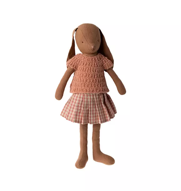 Bunny, Size 3 - Knitted Shirt & Skirt