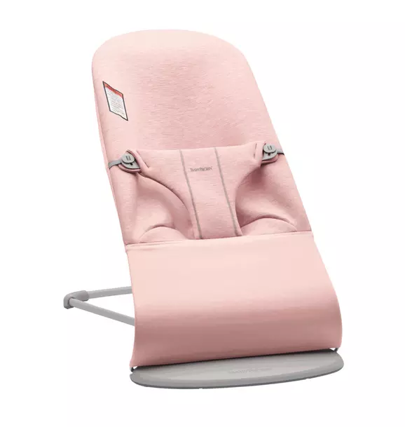 Baby Bouncer Bliss: 3D Jersey | Light Pink
